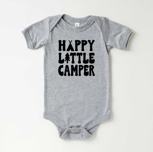 Happy Little Camper Baby Onesie
