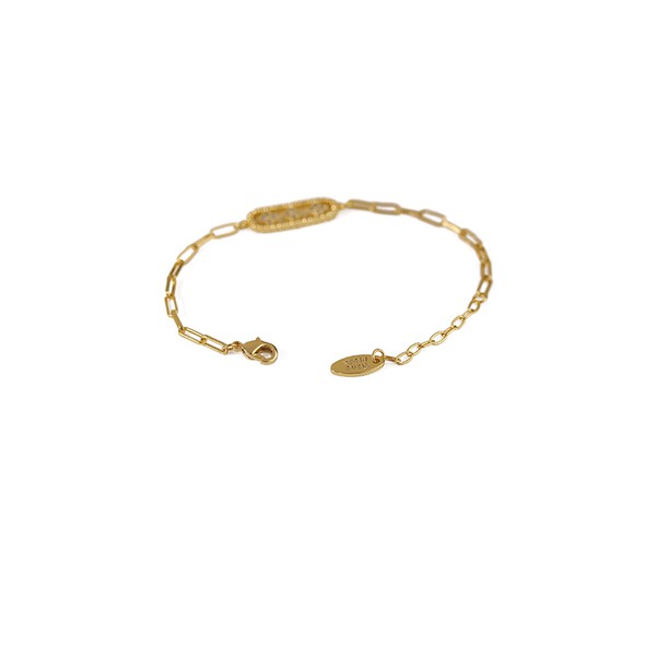 18K Gold Fashion Flower Bracelet