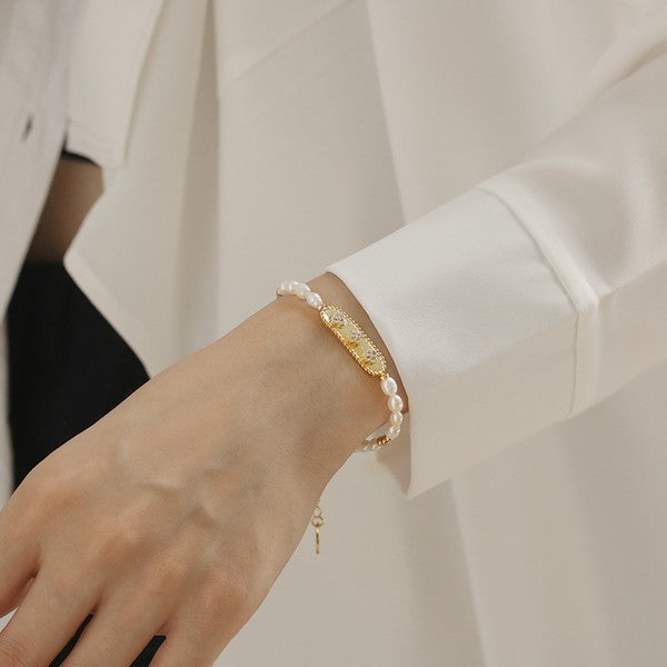 18K Gold French Fashion Bracelet
