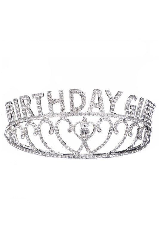 Birthday Rhinestone Crown Headband L3115